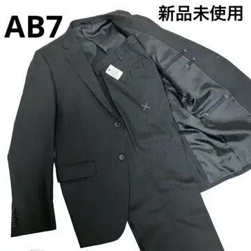미사용 새상품 비즈니스 정장 셋업 네이비 AB7 백 오픈