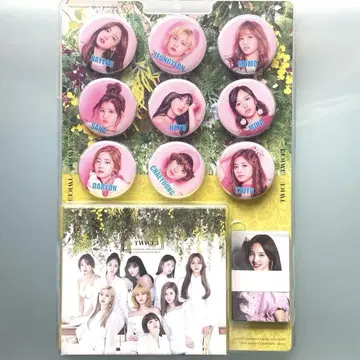 TWICE 3 초회 한정판 A 캔뱃지 트레카세트