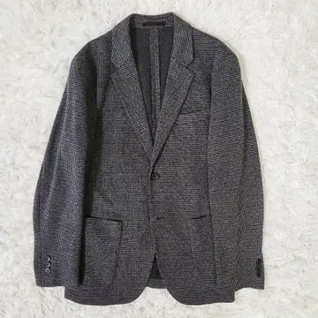 새상품급 유니클로 컴포트 2B 자켓 그레이 건클럽 체크