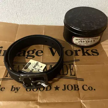 컨디션 최상 빈티지 웍스 블랙 벨트 AVX5536