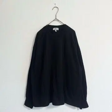HYKE 근년 LONG SLV TEE 하이크 블랙 롱T