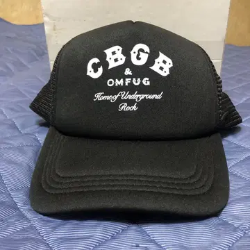 CBGB & OMFG 블랙 메쉬 캡