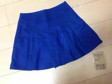 [ 1096 ] d.i.a 테니스 스커트풍 큐롯 스커트 M 블루