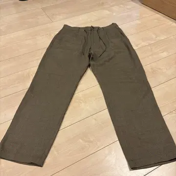 저널 스탠다드 카키 와이드 팬츠 폴리에스테르