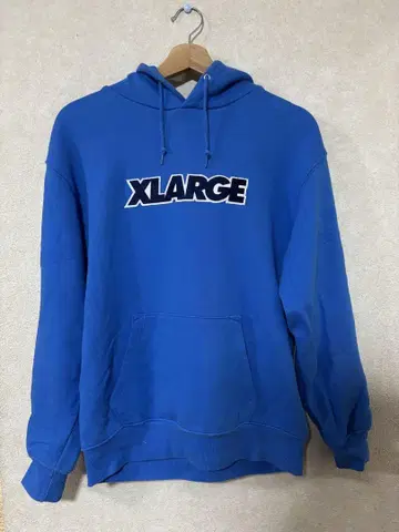 XLARGE 후드티 S 파란색 로고
