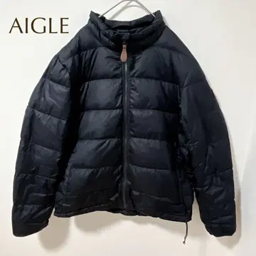 에이글 다운 자켓 충전솜 소가죽 부품 심플 (XL) 빅