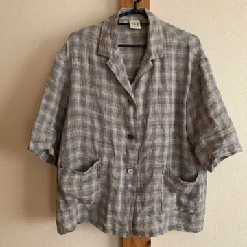 fig London 반팔 상의 F 사이즈 린넨 100%