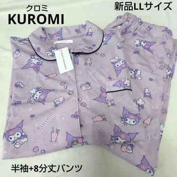 Kuromi 룸웨어 LL 사이즈 반팔 8부 팬츠 미사용 새상품 쿠로미
