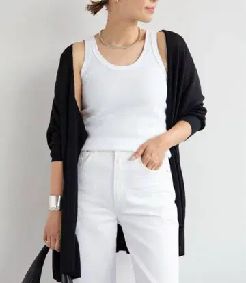새상품급 Deuxieme Classe shake code 가디건 블랙