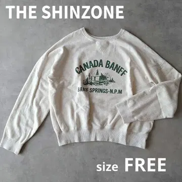 THE SHINZONE 신존 캐나다 밴프 맨투맨 로고 트레이닝복