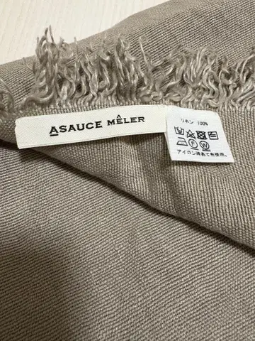 새상품급 Asauce meler 린넨 스톨 그레이지