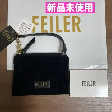 [ 미사용 새상품 ] FEILER 페이러 사이드 파우치 블랙