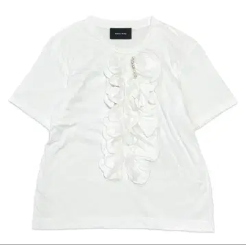 [ Simone Rocha ] 반팔 비쥬 펄 t셔츠