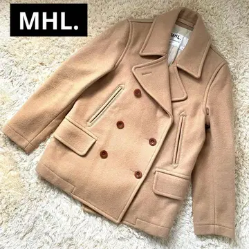 MHL. 마가렛호웰 피 코트 카멜 울 더블