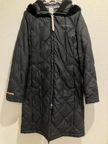 adidas 퀼팅 롱 다운 자켓