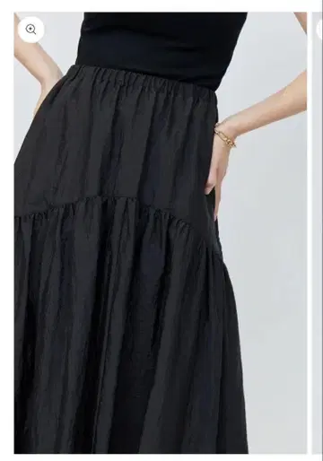Tiered Skirt - BLACK nodas