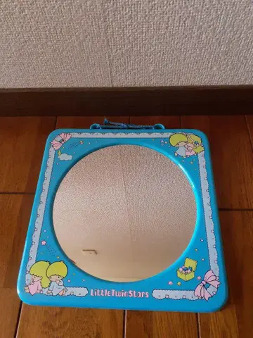 쇼와 레트로 리틀트윈스타 사각 거울 약 30cm
