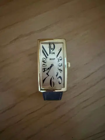 Tissot 바나나 워치 아날로그 손목시계 골드/블랙