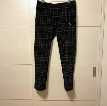 푸마 골프 남성용 골프 팬츠 XL 블랙 체크