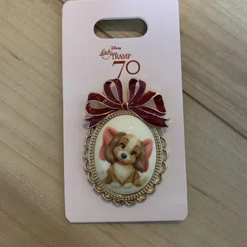 레이디 브로치 LADY AND THE TRAMP 70TH 아리스토캣