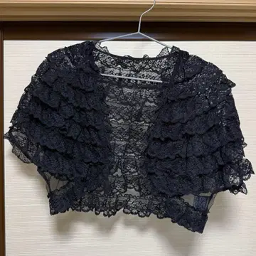 dotand stripes 레이스 볼레로 가디건