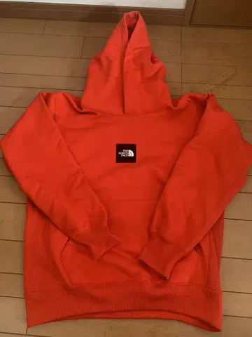 THE NORTH FACE 오렌지 후드 부착 후드티