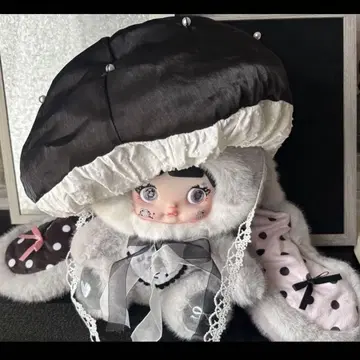 Nommi 버섯 모자 400% 블랙