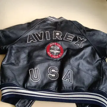 AVIREX 바시티 자켓 USA XS 사이즈