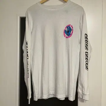 산타크루즈 Santa Cruz 긴팔 티셔츠 화이트