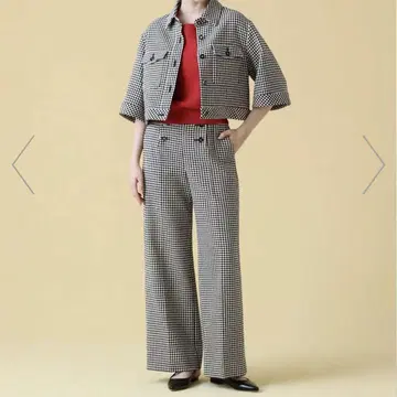 [ 새상품급 ] [ 완판템 ] ANAYI 도비 트위드 자켓 팬츠 셋업