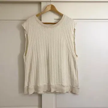 R JUBILEE 슬리브리스 티셔츠 내추럴 IENA 새상품급