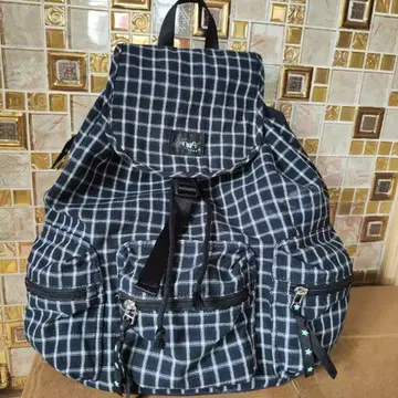 FENNEC BERRY POCKET BACKPACK CHECK NAVY
