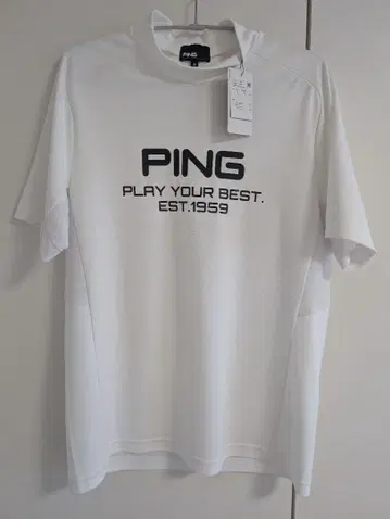 [ 새상품 ] PING 남성용 골프웨어 M 사이즈 화이트