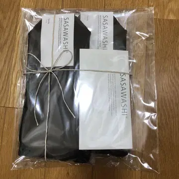 [ 새상품 미사용 ] SASAWASHI 블랙 삭스 2족 세트