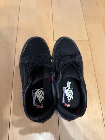 VANS POP CUSH 스니커즈 블랙