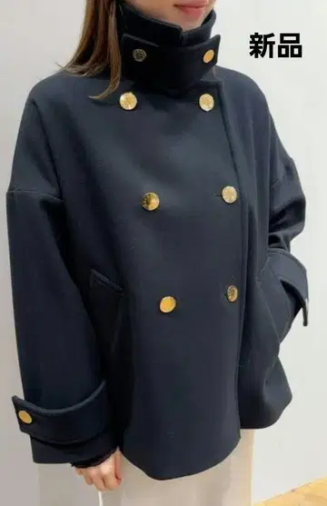 새상품 NEW HUMBIE DOUBLE SHORT METAL BUTTON
