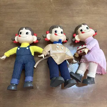 가동식 컬러풀 인형 3체 세트