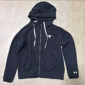 Under Armour 네이비 풀지퍼 후드티 projectrock