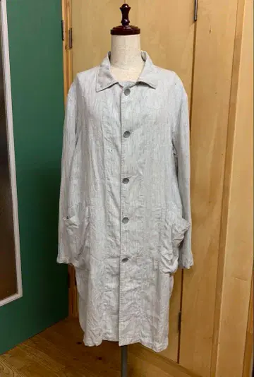 새상품급 JOHN BULL 젬블*린넨샵코트 샘플 M