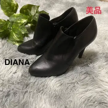 DIANA 블랙 부티 하이힐