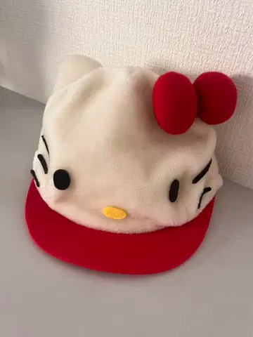 초레어 레트로 산리오 키티 캡 모자 팬캡