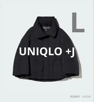 UNIQLO +J 유니클로 하이브리드 다운 자켓 L 사이즈 블랙