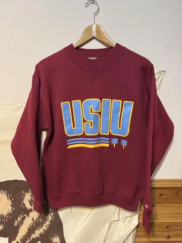 90년대 전면 V 스웨트 셔츠 미국제 Made in USA 사이즈 M