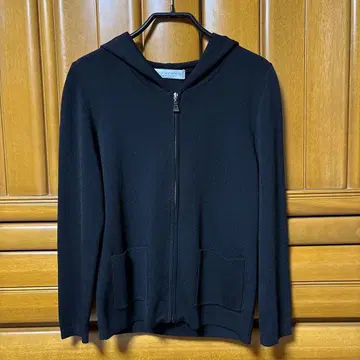 M-PREMIER COUTURE 니트 후드티