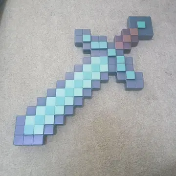 MINECRAFT 마인크래프트 다이아몬드 검 메탈릭 ver.