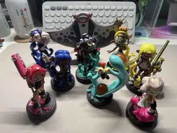 스프라툰 amiibo 9체 세트 초기화 완료