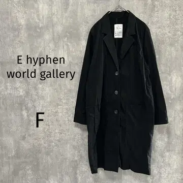 4206 [하이픈월드 갤러리] 체스터 코트 봄/가을 블랙 F