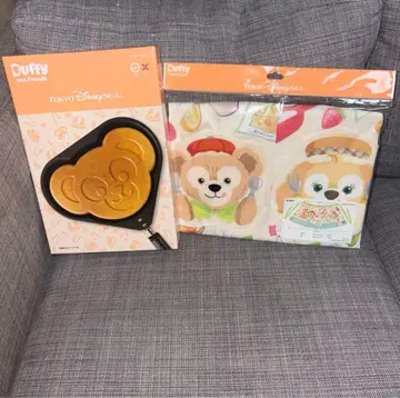 미사용 새상품 원더풀 주방 더피 프렌즈 팬케이크 팬 에이프런