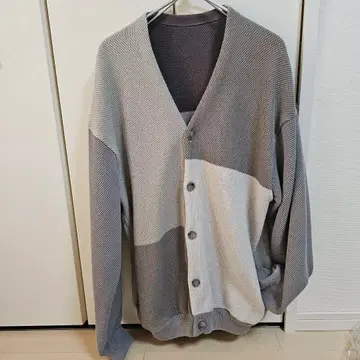 빔즈 x 크렙스큐어 클레이지 V넥 가디건