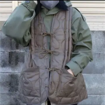 77circa 리메이크 밀리터리 3way 코트 다운 베스트